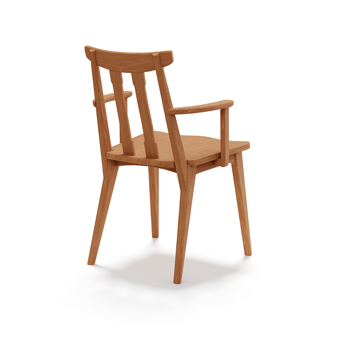 07_AKITSUKI板座アームチェア_斜め後